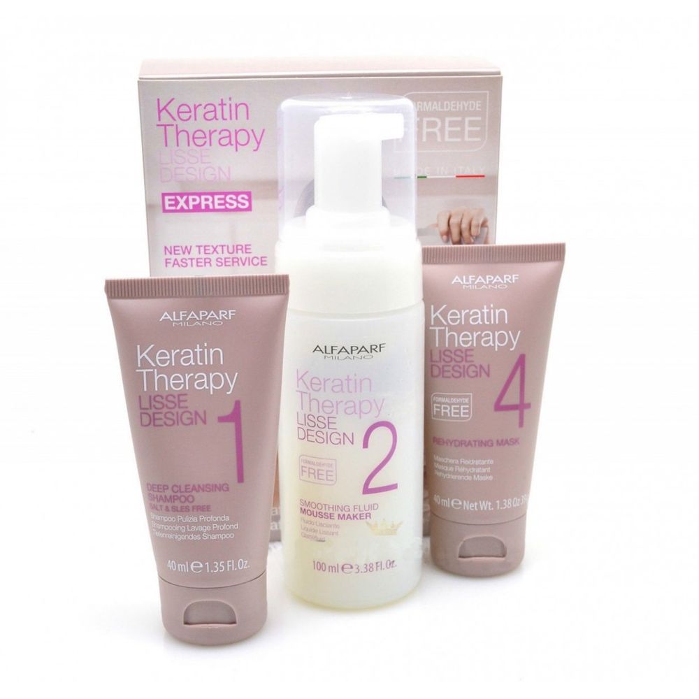 Kit AlfaParf Keratin Therapy Lisse Design Alisado